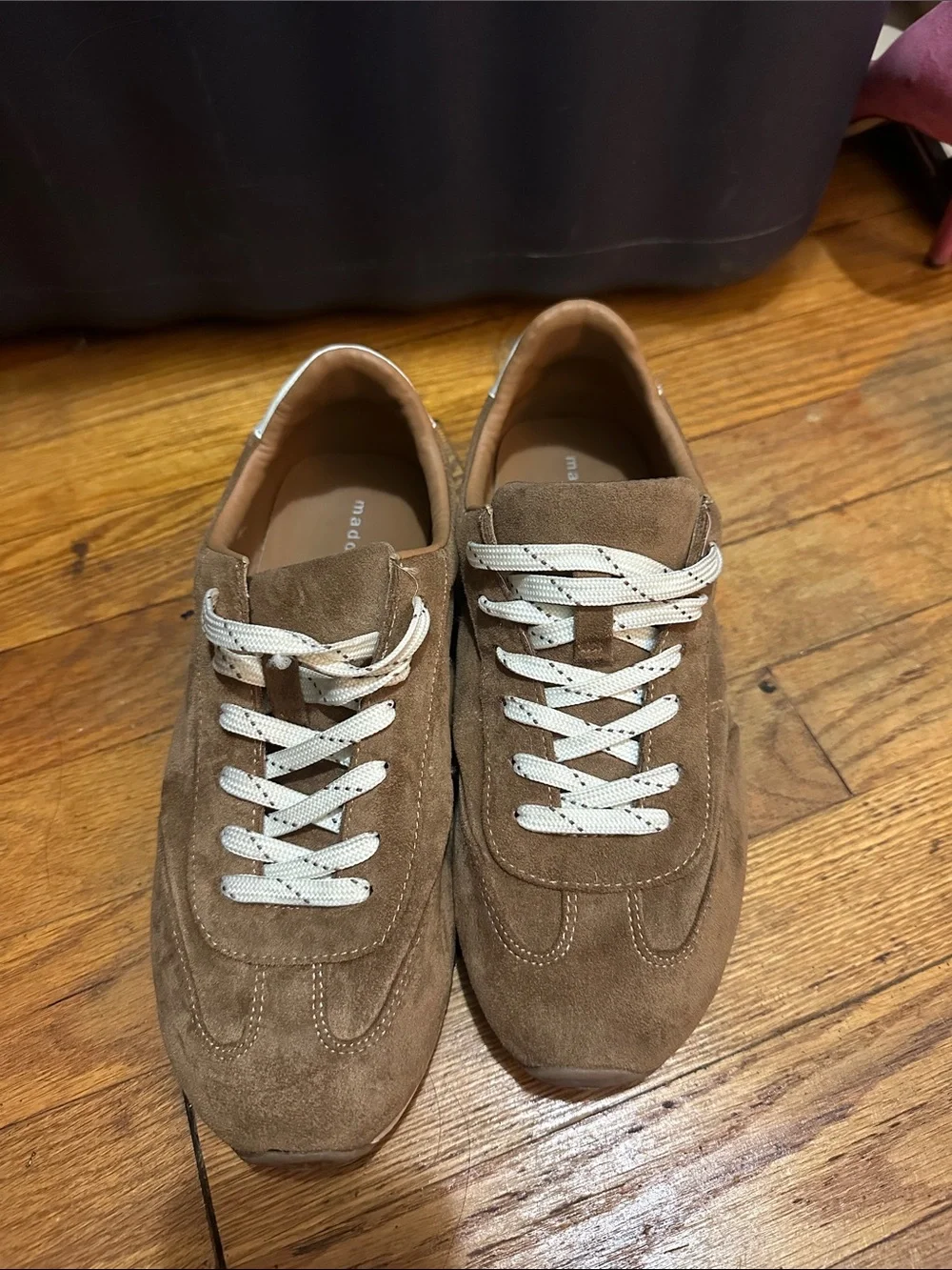 Brown faux Suede women’s Casual Sneakers